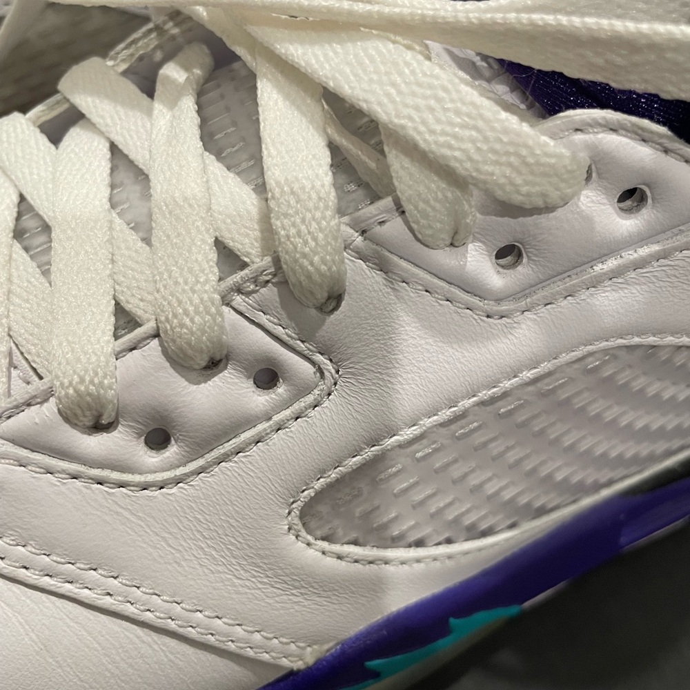 Men’s Air Jordan 5 Retro “Grapes” NRG — 2018 “Fresh Prince” custom — Size 10.5 - Picture 9 of 15